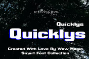 Quicklys, a Serif Font by Wow Magic (Thumbnail 1 of 3)