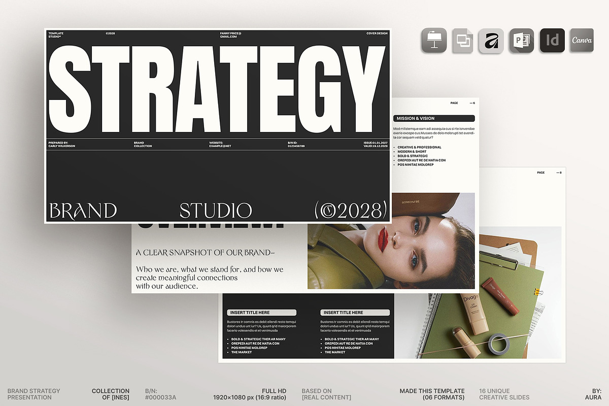 Strategy Presentation Template, a Presentation Template by ArtisanaAura (Photo 3 of 10)