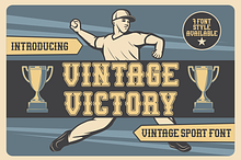 Vintage Victory - Vintage Sport Font