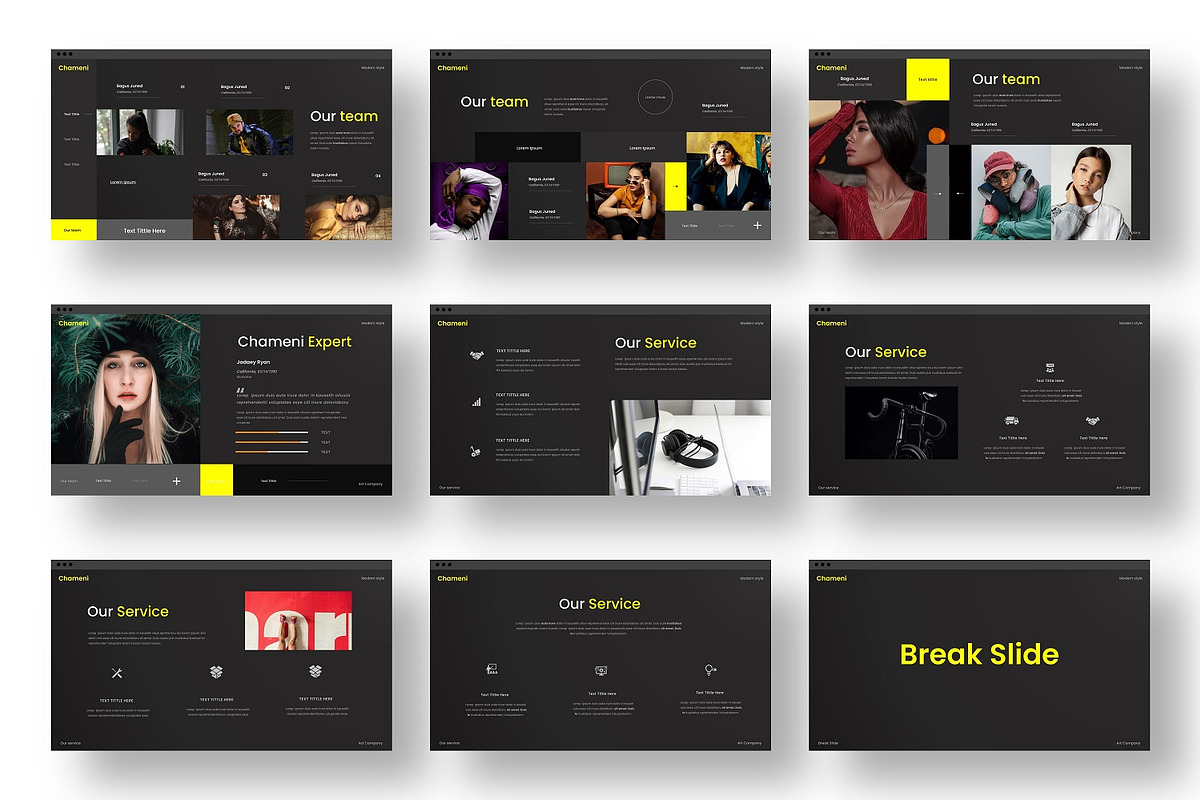 Chameni - Business Keynote Template, a Presentation Template by Dens Creative Studio (Photo 3 of 6)
