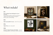 Dark Academia Frame Canva Mockups, a Household Mockup by Matisse Studio (Thumbnail 3 of 10)