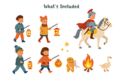 St. Martin’s Day illustration set, an Illustration by Checks & Dots (Thumbnail 2 of 2)