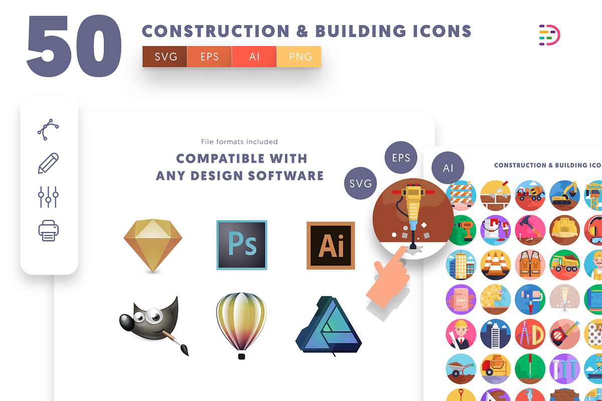 Construction & Building Icons | Download SVG, PNG, EPS Icons