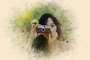 Photo Effect Mockup PSD Template, a Brushes & More by zahidhossainalif (Thumbnail 9 of 10)