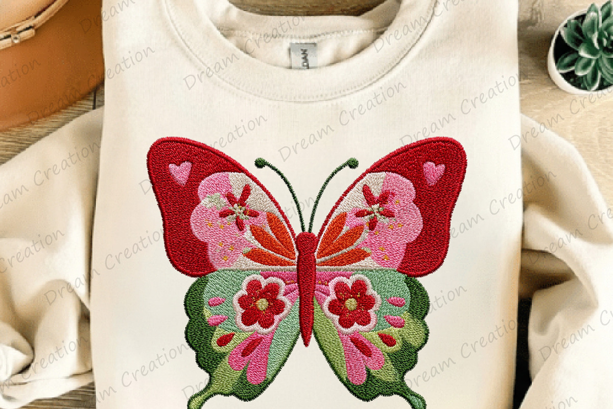 Crochet Valentines Butterfly Png, an Illustration by Dream Creation (Photo 2 of 5)