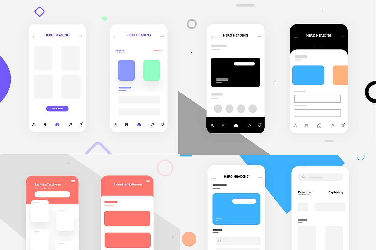 UI/UX Design Concepts, a Templates & Theme by justmansoor (Photo 1 of 11)