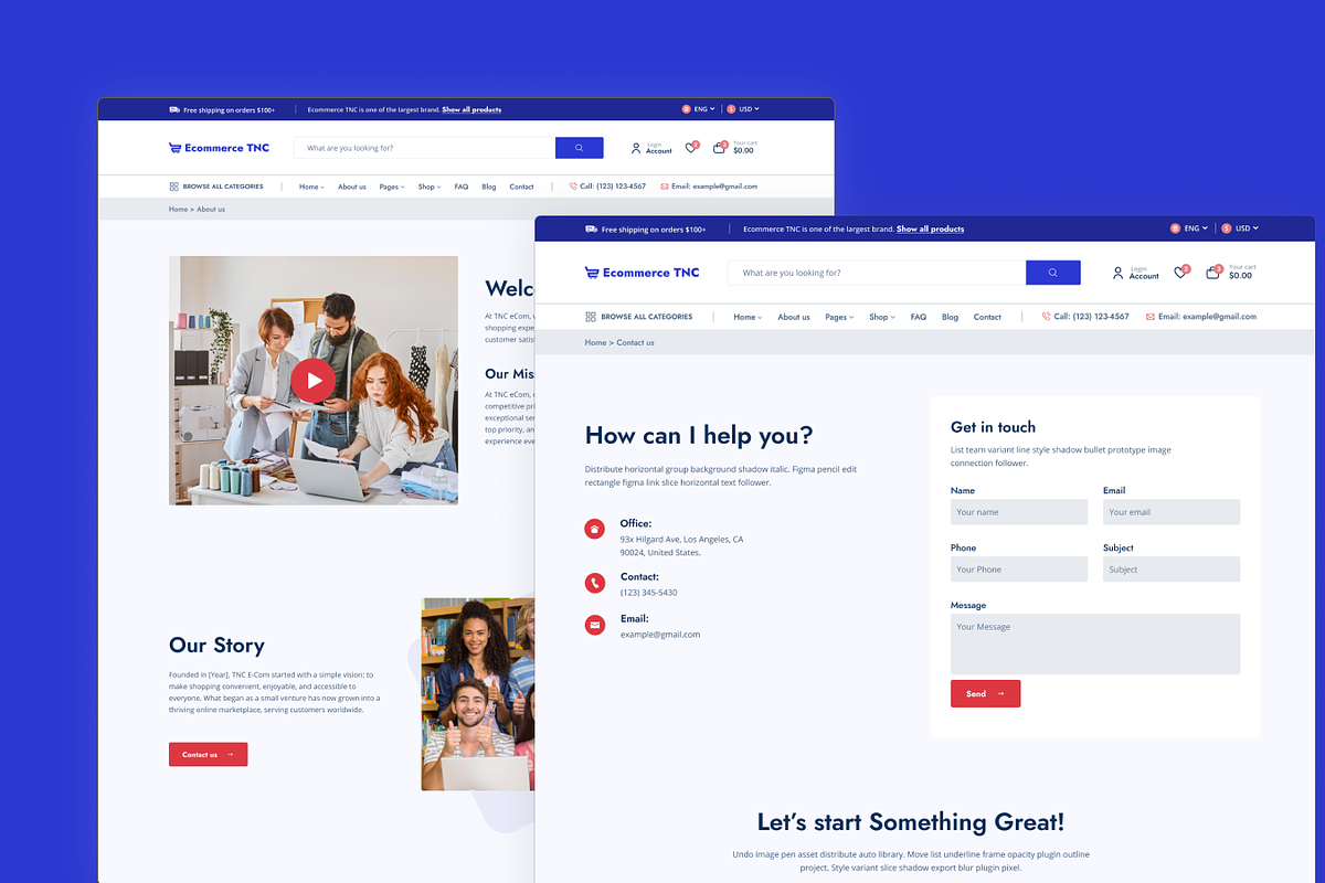 Ecommerce - Online Stores Template, a HTML Template by TNCFlow (Photo 4 of 5)