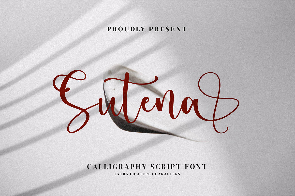 Sutena, a Script Font by Integritype Studio (Photo 1 of 12)