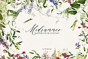 Watercolor Floral Bundle 90 in1, an Animal Illustration by whiteheartdesign (Thumbnail 4 of 50)