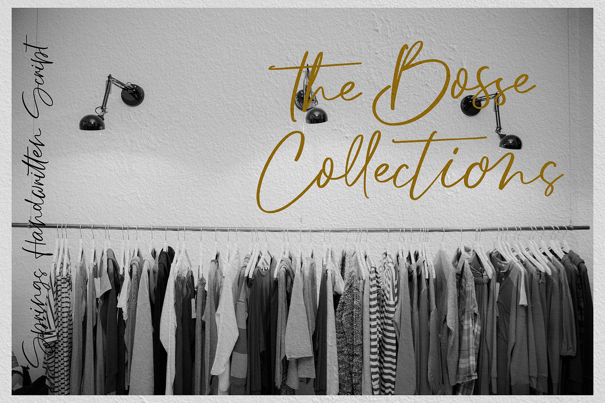 Strings // Handwritten Script Font, a Script Font by Bluestudio (Photo 5 of 11)