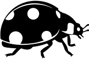 20 Ladybug Silhouette Mega, an Object Graphic by Designer_Momina (Thumbnail 13 of 20)