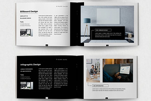 Landscape Magazine Template Design