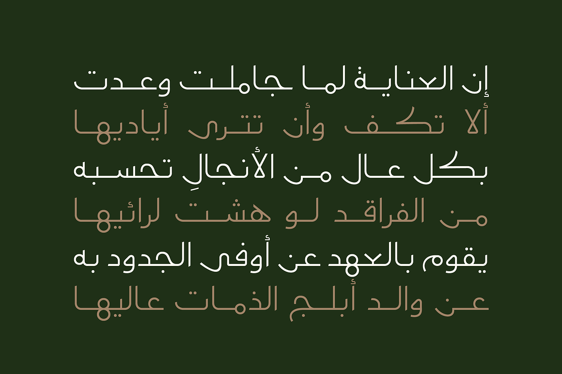 Moltaqa - Arabic Typeface, a Script Font by Mostafa El Abasiry (Photo 5 of 12)