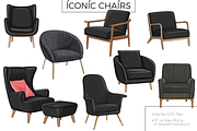 Armchair VECTOR illustrations, a Graphic by Natalka Dmitrova art (Thumbnail 5 of 19)