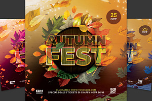 Autumn Festival Flyer, a Flyer Template by styleWish