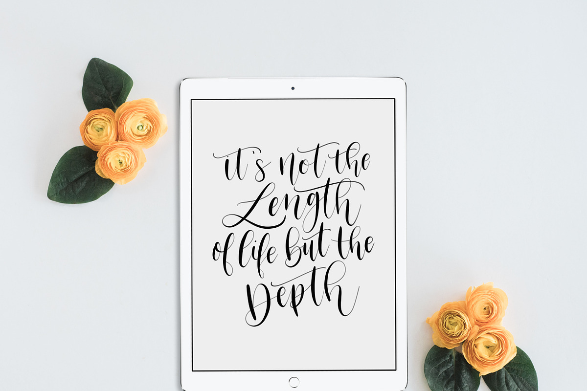 iPad Lettering Brush - Depth preview 3