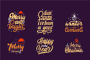 Christmas Big Lettering Kit, an Object Graphic by zao4nik (Thumbnail 4 of 5)