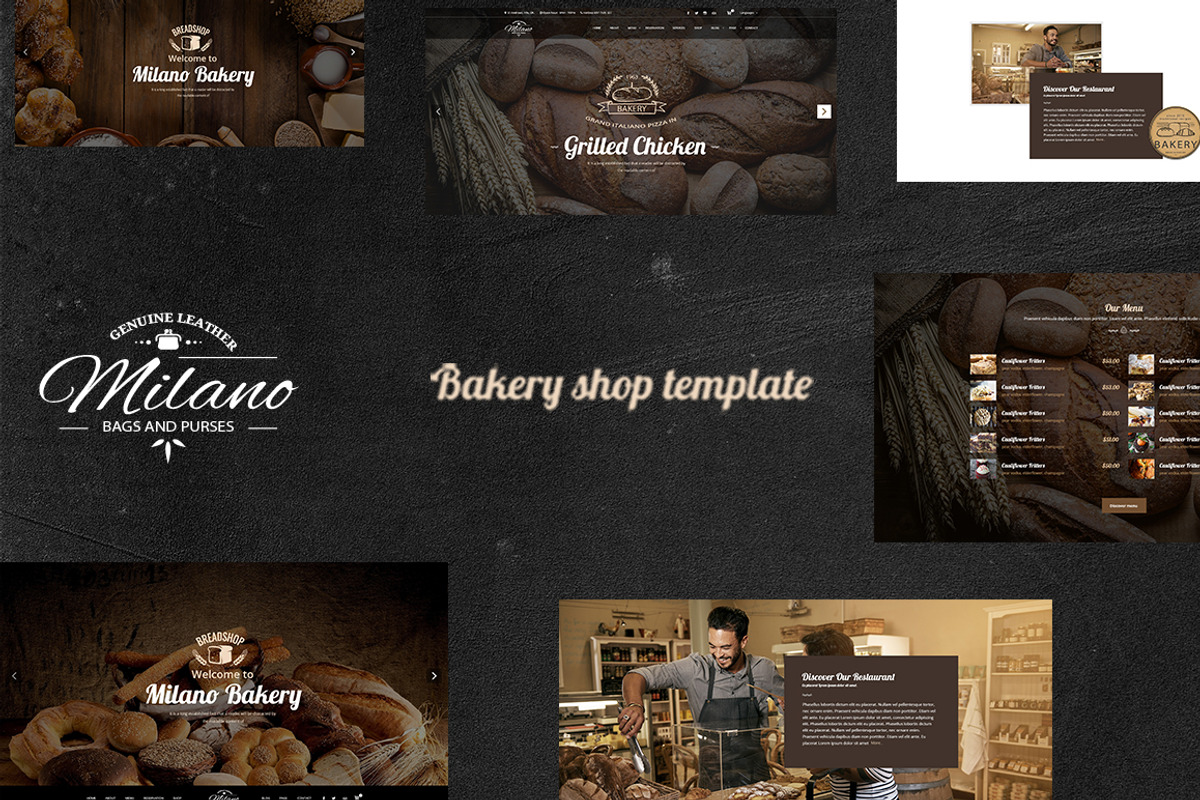 Milano – Bakery WordPress Theme, a WordPress Template by Digipieces (Photo 1 of 10)