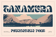 TANAMERA | Psychedelic Font, a Sans Serif Font by Jolicia Type (Thumbnail 1 of 11)