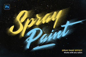 Spray Paint Text Effects, a Layer Style Add-On by Andrew Skoch Design