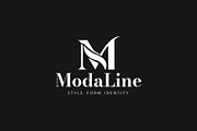 ModaLine Fashion Logo Template, a Branding & Logo Template by SANB (Thumbnail 2 of 3)