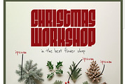 Christmas Workshop Poster, a Print Template by McLittle Stock (Thumbnail 2 of 2)