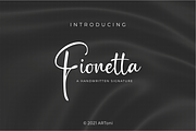 Fionetta, a Script Font by ARToni (Thumbnail 1 of 8)