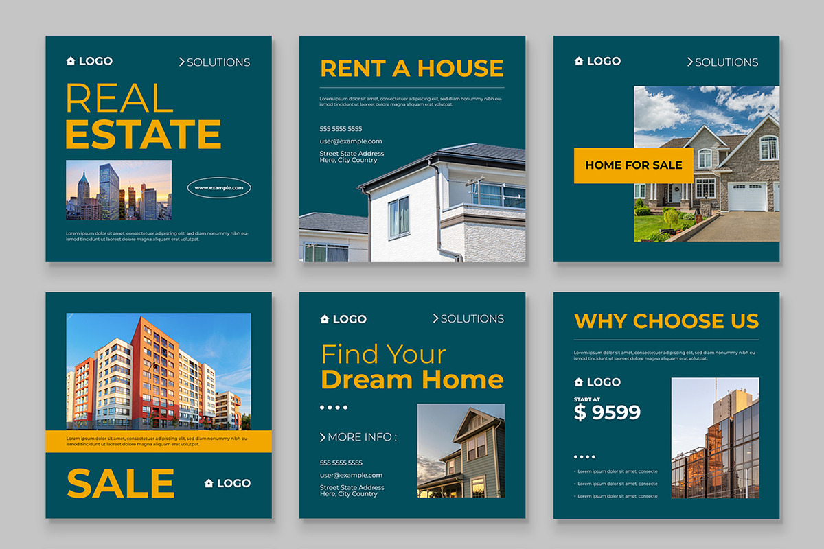 Real Estate Social Media Post, a Social Media Template by CreativeShaper (Photo 2 of 3)