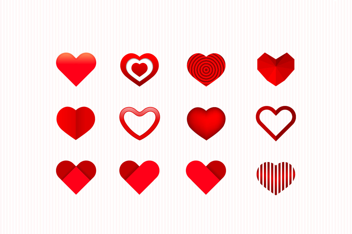 85 Heart Symbol Icons preview 5