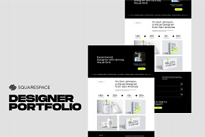 Designer Portfolio Squarespace 7.1