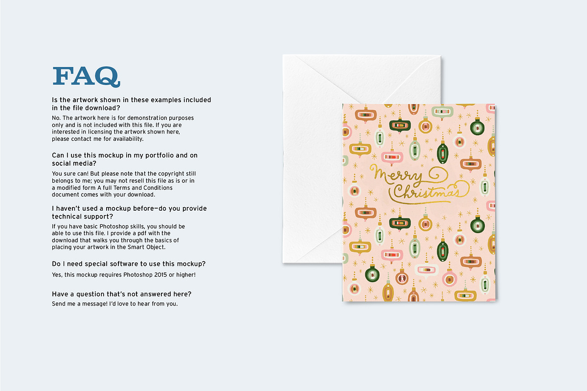 Greeting Card Mockup, a Pens & Pencil Mockup by Field Office (Photo 5 of 6)
