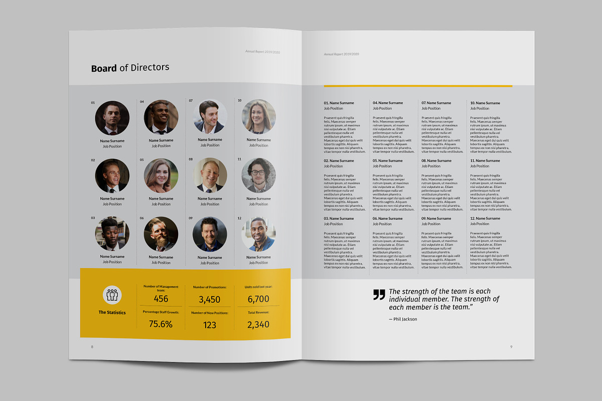 Kreatype Annual Report, a Brochure Template by Kreatype Studio (Photo 6 of 16)