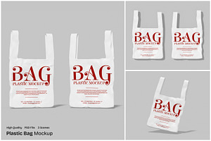 Plastic Bag Mockup, a Packaging Mockup by Unerispace
