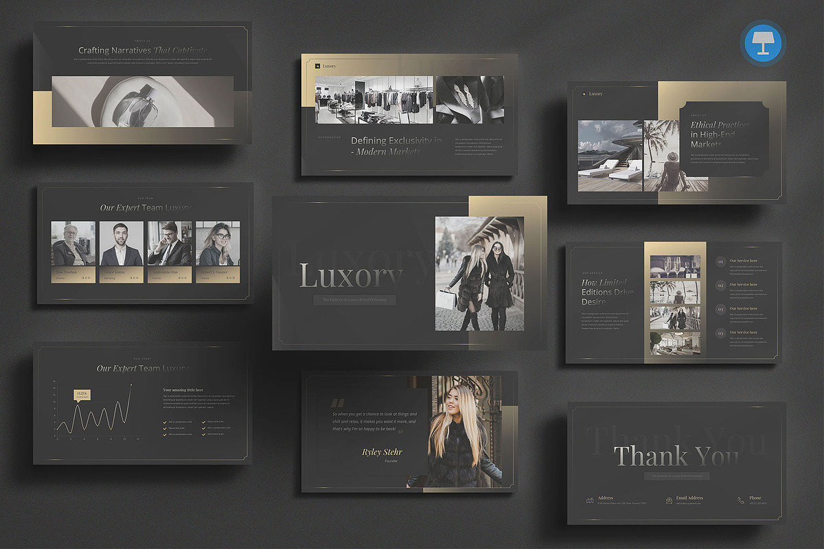 Luxury Brand Keynote Presentation