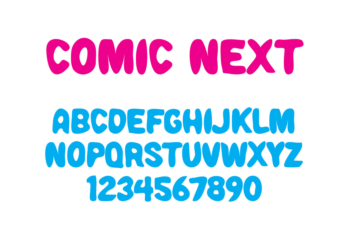 Comic Next Font preview 2