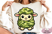 Camouflage Easter Sheep PNG, an Illustration by Daily.Designs (Thumbnail 2 of 5)