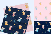Seamless pattern mouse in watercolor, a Pattern Graphic by Dreamline Desings (Thumbnail 6 of 7)