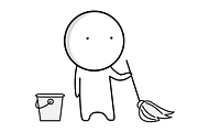 Set of icons about washing and clean, an Icon by JK comics (Thumbnail 2 of 6)