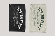 Vintage Custom Flag Mockup, a Household Mockup by TIFFS (Thumbnail 4 of 6)