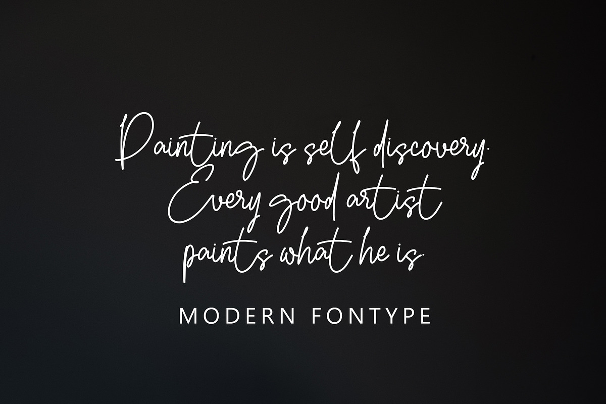 Waren Yousef, a Handwritten Font by HaKi Studio (Photo 2 of 5)