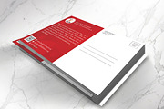 Red Christmas Church Postcard PSD, a Card Template by Godserv Designs (Thumbnail 8 of 11)