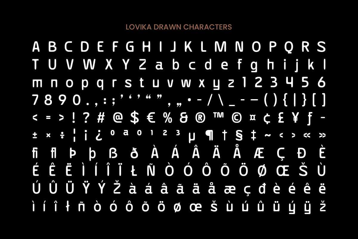 Lovika Drawn, a Sans Serif Font by Craft Supply Co. (Photo 8 of 8)
