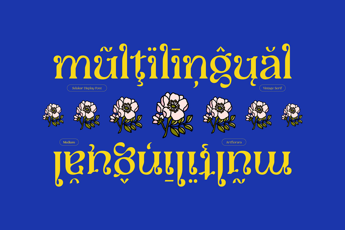 Selukar - Display Variable Font, a Serif Font by Artflorara (Photo 12 of 16)