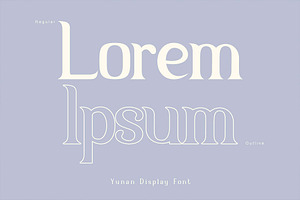 Yunan - Modern And Classy Font