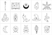 Magic Icon Set, an Outline Icon by NatalieArtShop (Thumbnail 10 of 16)
