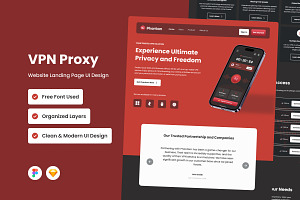 Phantom - VPN Proxy Landing Page V1