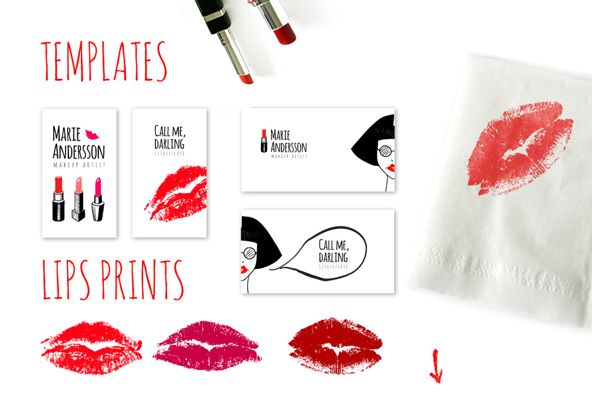 Red lips kit, a Person Illustration by AnastasiaFears (Photo 4 of 4)