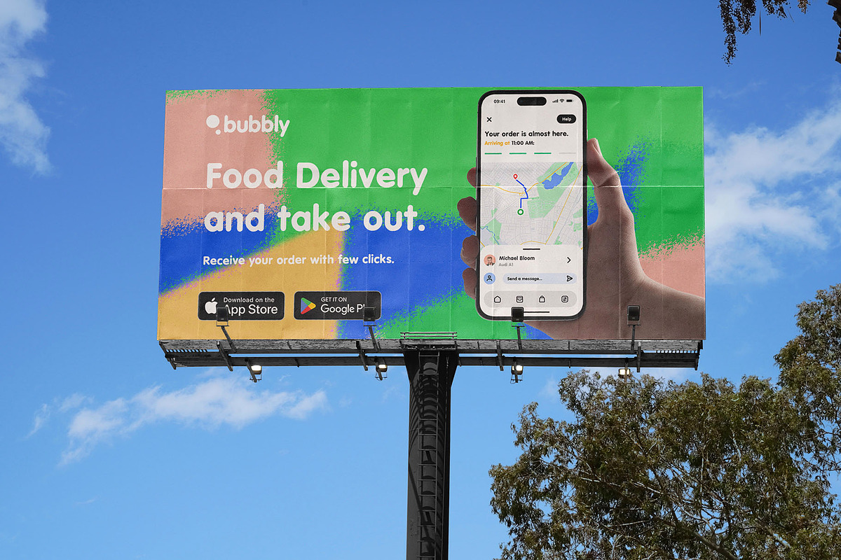 Billboard Poster Street Mockup, an Advertising Mockup by Asylab (Photo 2 of 5)