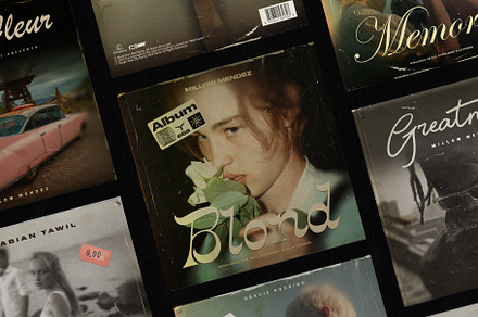 Retro Music Covers V.2, a Design Template by Pixflow