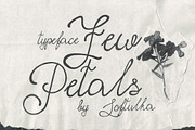Few Petals. Dreamy Script Typeface, a Script Font by softulka (Thumbnail 1 of 7)